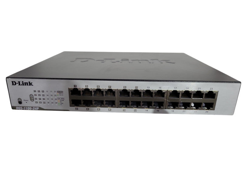 D'Link DGS-1100-24P 24-Port Gigabit PoE Smart Web Managed Switch !