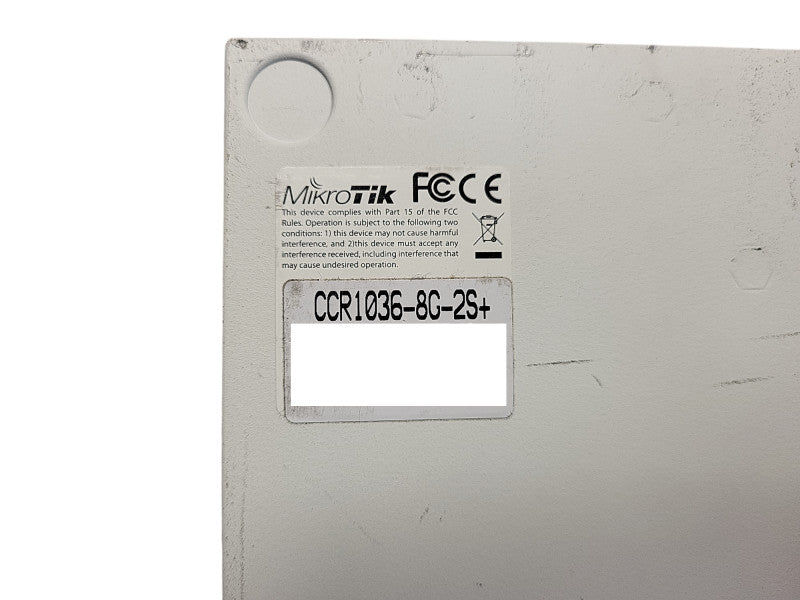 MikroTik CCR-1036-8G-2S+ 8-Port Wired Router X2 10G Sfp Ports X8 1G Ehernet $
