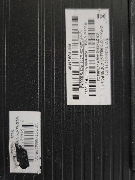 Nvidia Geforce GTX 980 4GB GDDR5 Graphics card _