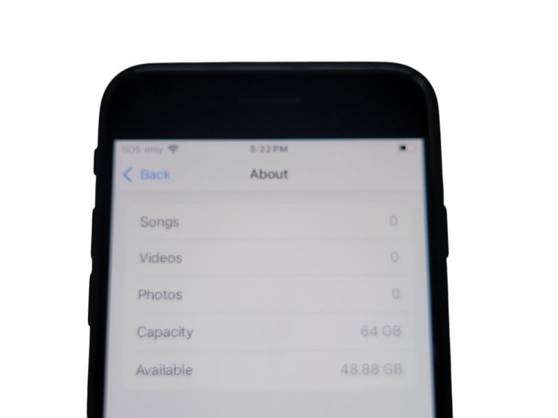Apple iPhone SE 3 - 64GB - Black [A2595] (