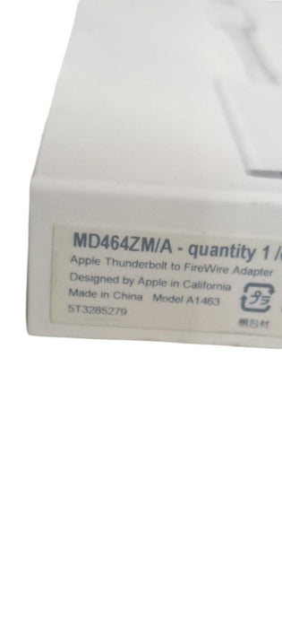 Original Apple Thunderbolt to FireWire Adapter A1463 for MacBook Air Pro Q