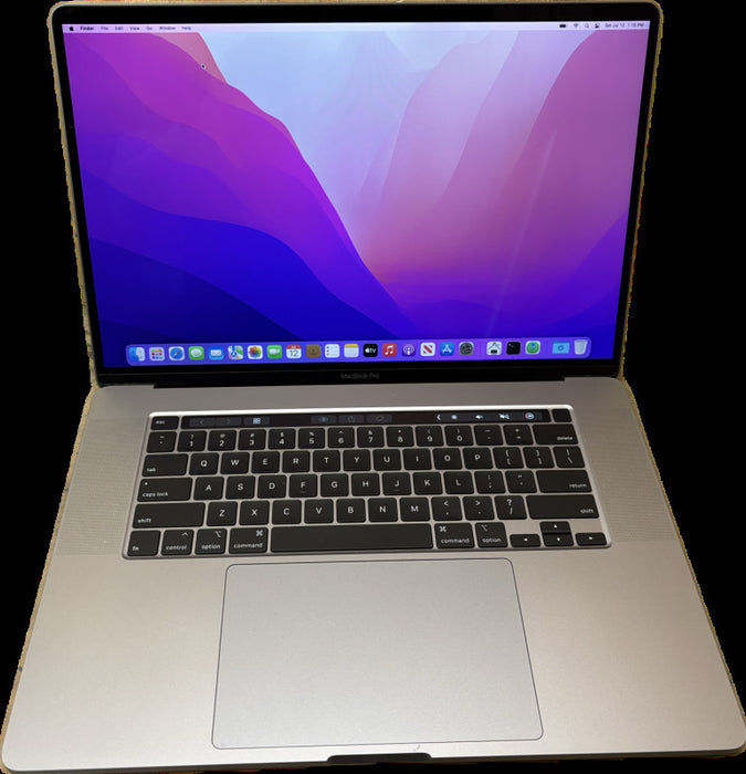 Apple MacBook Pro 16" 2019  i7-9750H Radeon Pro 5300M 32GB RAM 512SSD READ!