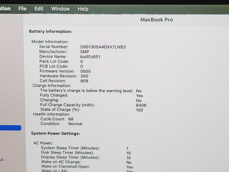 Apple Macbook Pro 2019 16" 6-Core i7-9750H @ 2.6GHz 32GB DDR4 500GB GPU (