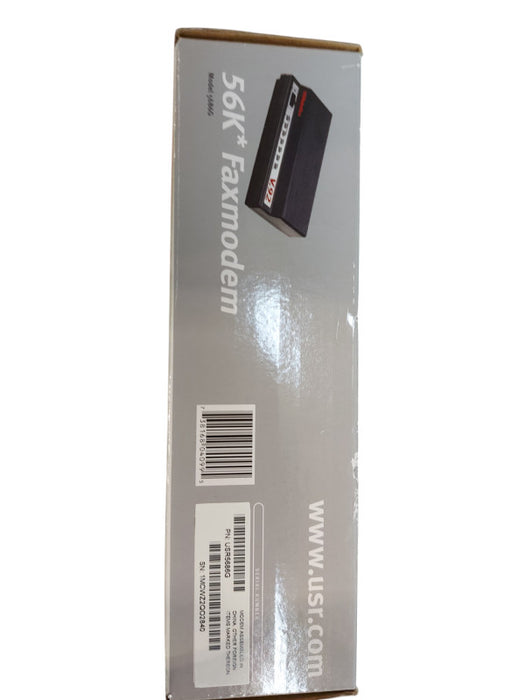 US Robotics 5686E 56K FAX Modem V.92 V.90 ITU Standard P/N USR5686G