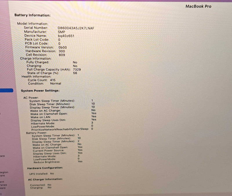 Apple Macbook Pro 16" 2019 | i7-9750H 2.6GHz ,16GB DDR4, 5300M, 512GB SSD