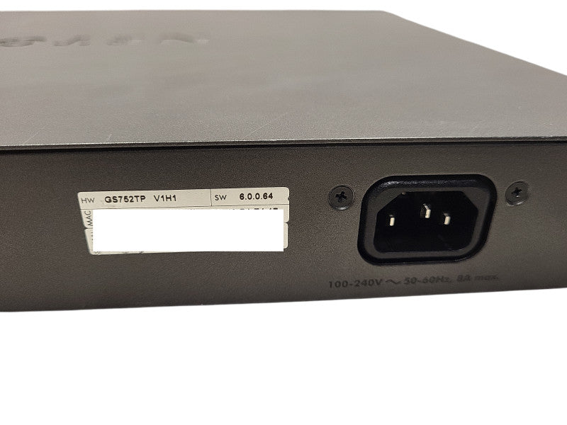 Netgear GS752TP ProSafe 48-Port Gigabit Smart Switch w/ Poe and 4 SFP Ports $
