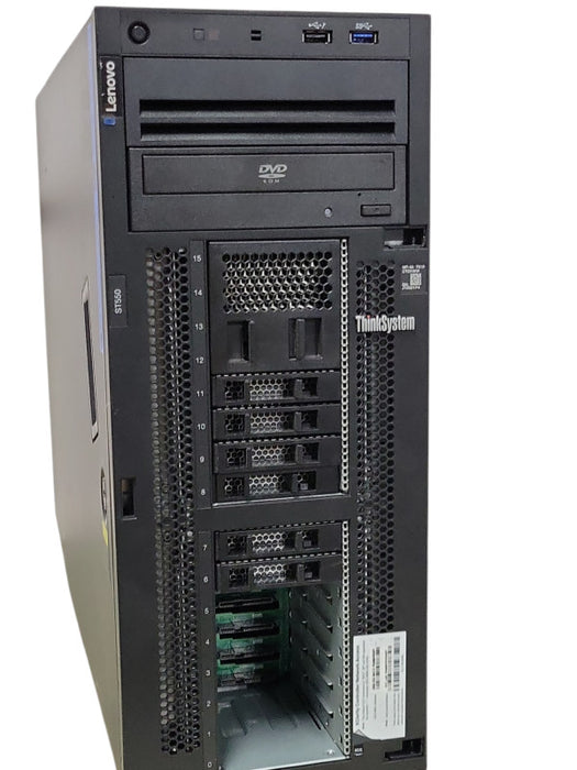 Lenovo ThinkSystem ST550, 2x Xeon Gold 5118 64GB DDR4 2x RAID 930-8i 2x PSU _