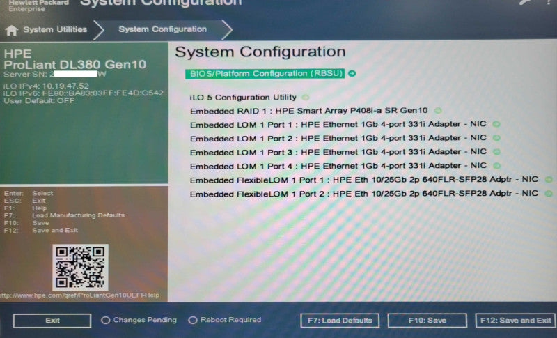 HP ProLiant DL380 Gen10 2U, 2x Xeon Gold 6130 64GB DDR4 P408i-a SR Gen10 _