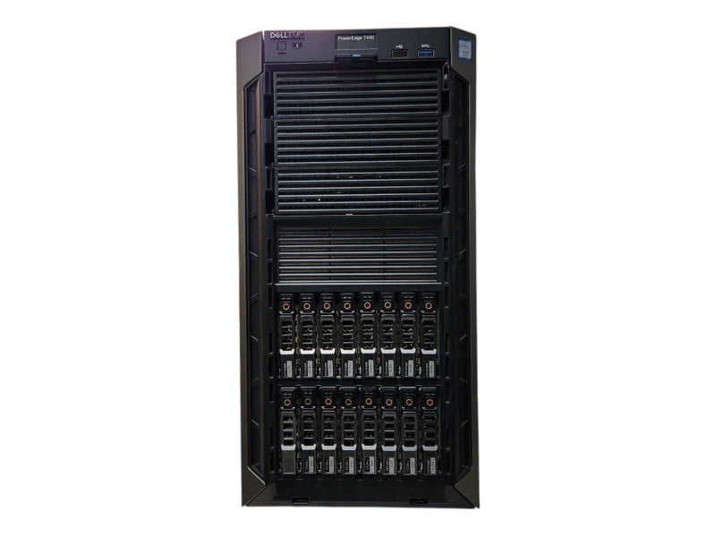 Dell PE T440, 2x Xeon Silver 4114, 128GB DDR4, 16x1.2TB SAS, H740P, 2x 495W