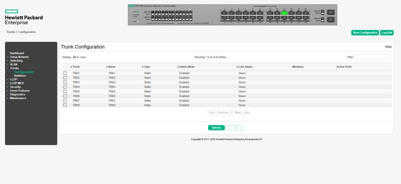 HPE OfficeConnect 1820-24G | 24-Port Gigabit Ethernet Switch | J9980A