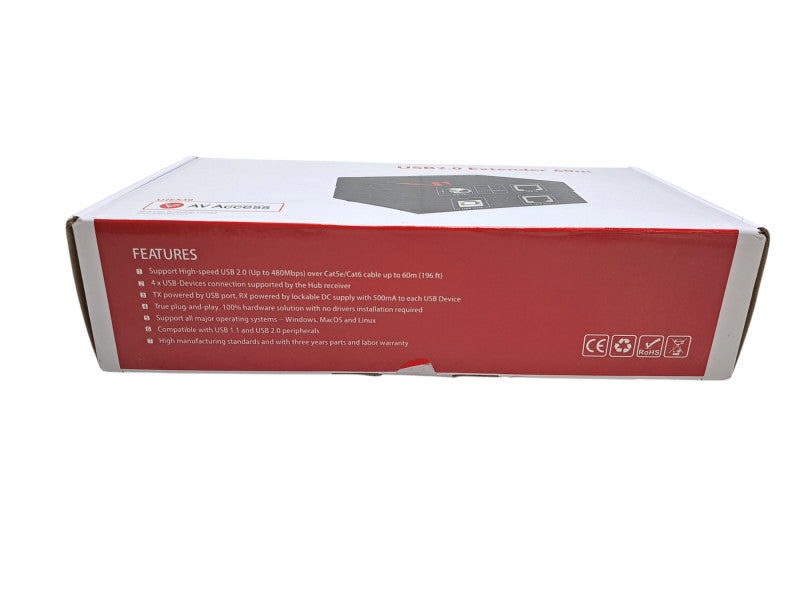 AV Access U2EX50 USB 2.0 Extender 60m (New Open Box)