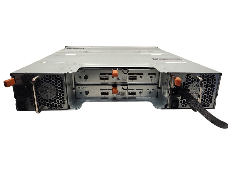Dell PowerVault MD1200 E03J Storage W/ 2x 600W PSU + 2x MD12 Module $