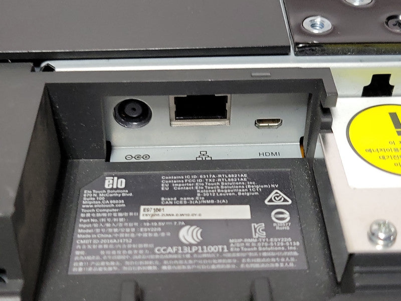 ELO E971081 ESY22i5 Touch Screen AiO POS i5/4GB 128GB SSD WiFi _