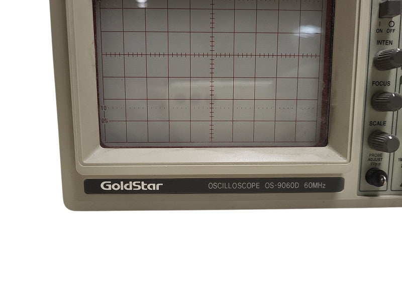 Vintage Goldstar OS-9060D OS9060D Oscilloscope 60MHz READ $