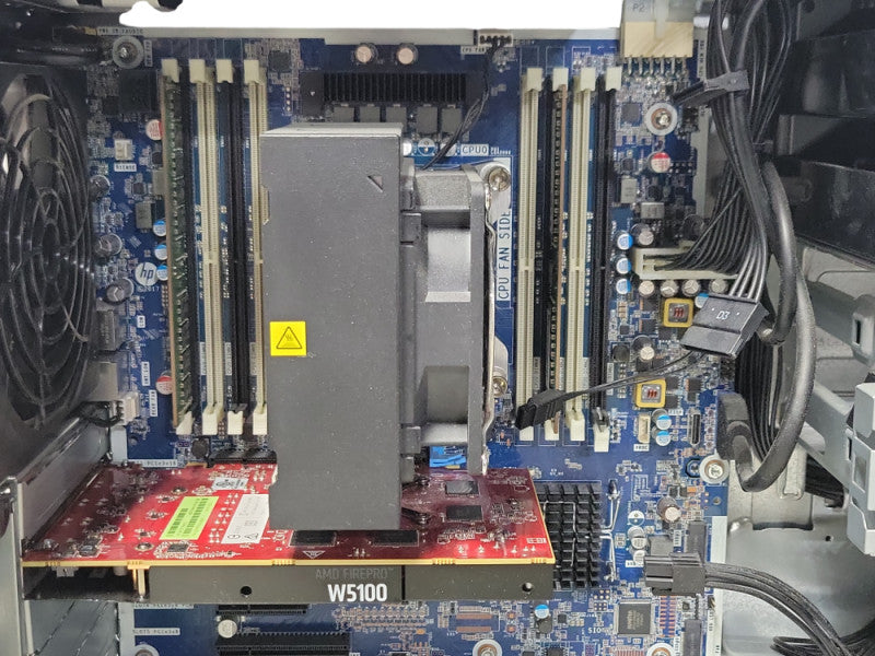 HP Z4 G4 WS, Xeon W-2123 3.60GHz, 32GB DDR4, FirePro W5100 750W PSU _