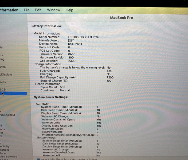 Apple MacBook Pro 16" 2019  i7-9750H Radeon Pro-5300M 32GB RAM 512SSD READ!