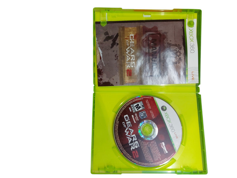 Gears of War 2 (Xbox 360, 2008) Complete With Manual