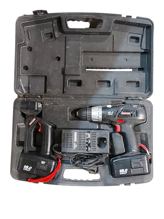 CRAFTSMAN 18V  CORDLESS DRILL DRIVER W/ CHARGER BATTERY LIGHT CASE