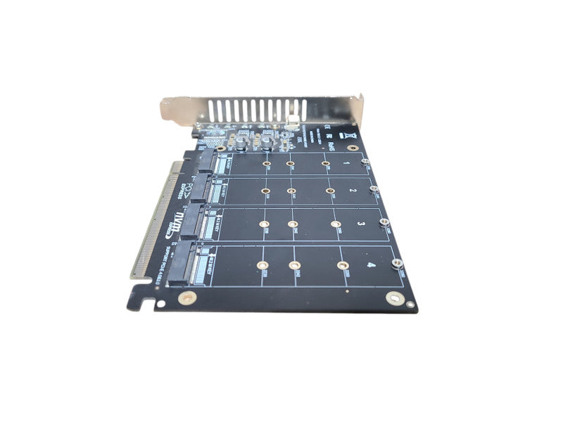 PCI-E X16 TO M.2 NVME 4PORT Expansion Card  Q