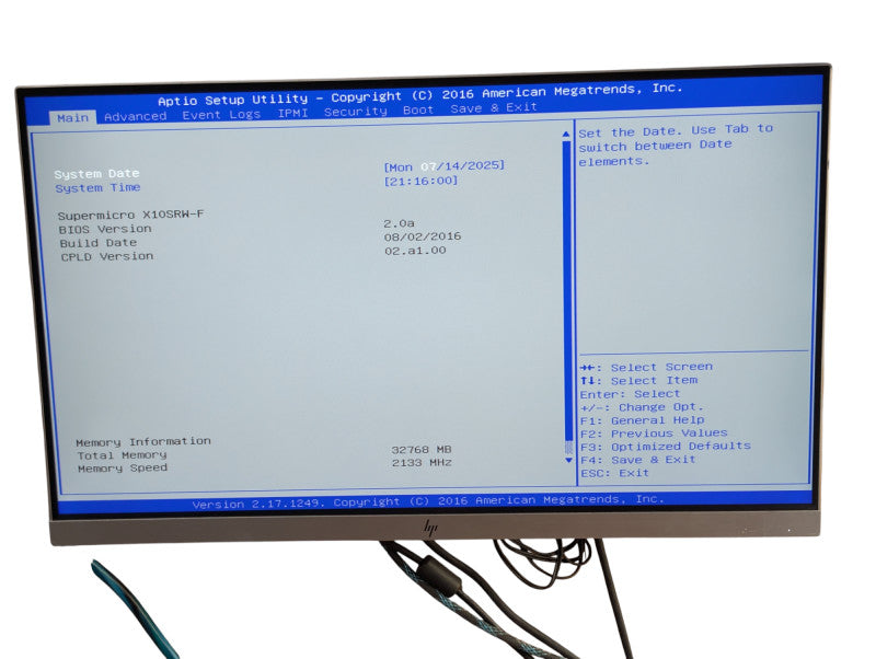 Supermicro 825-5 X10SRW-F Intel Xeon E5-2660 v4 32GB RAM  -