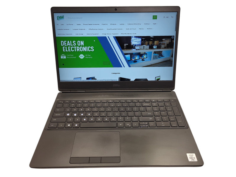 Dell Precision 7550 i9-10885H @ 2.4GHz 64GB DDR4 256GB SSD RTX5000 $ Lap200