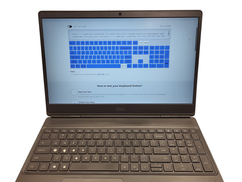 Dell Precision 7550 i9-10885H @ 2.4GHz 64GB DDR4 256GB SSD RTX5000 $ Lap200