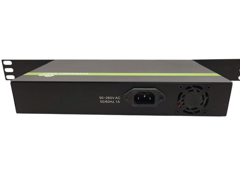 TRENDnet 8 Port Gigabit PoE Switch TPE-TG81g GreenNet Rack Mount Brackets Q$
