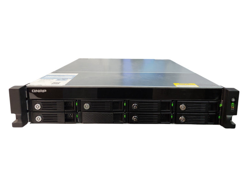 QNAP TVS-871U-RP 8-Bays NAS, i5-4590S, 8GB RAM, 8x 2TB HDDs & 2x128GB mSATA