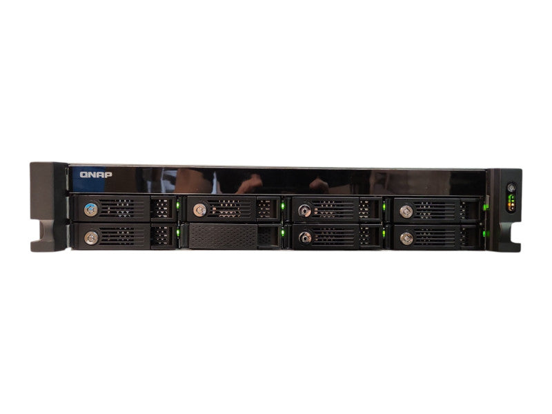 QNAP TVS-871U-RP 8-Bays NAS, i5-4590S, 8GB RAM, 8x 2TB HDDs & 2x128GB mSATA