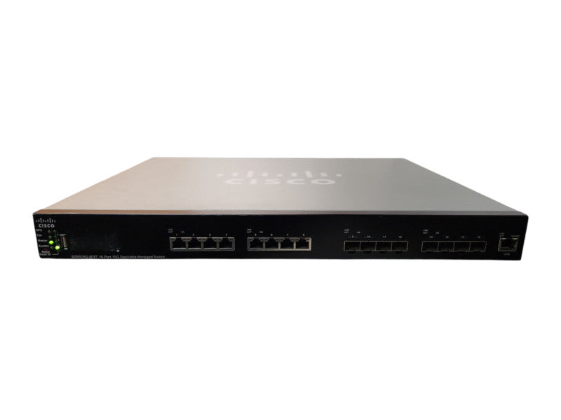 Cisco SG550XG-8F8T-K9 16-Ports 10-Gigabit Stackable Managed Switch