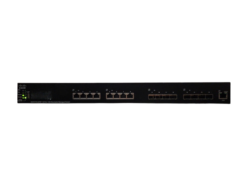Cisco SG550XG-8F8T-K9 16-Ports 10-Gigabit Stackable Managed Switch