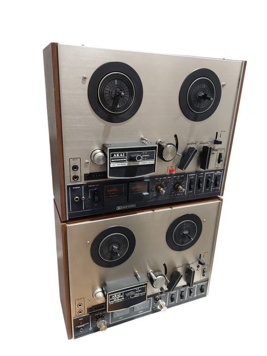 AKAI 4000DB & 4000DS MKii Reel to Reel Stereo Tape Recorders (READ)  =