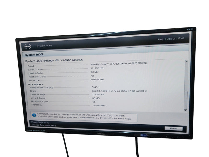 Dell PowerEdge R430 Server 2x Intel Xeon E5-2650v4 2.2GHz 16GB RAM