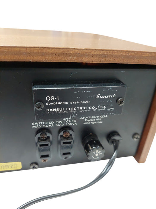 Sansui Solid State Quadphonic Synthesizer  QS-1  =