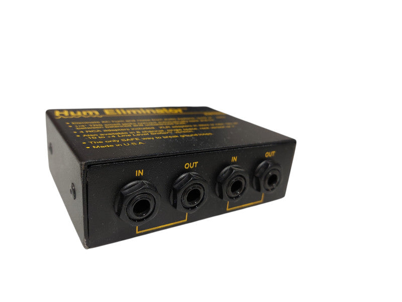 EB Tech 2-Channel Stereo AC Hum Eliminator 1/4" TRS Smart Jacks =