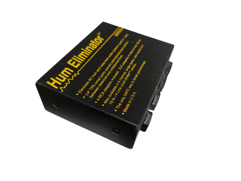 EB Tech 2-Channel Stereo AC Hum Eliminator 1/4" TRS Smart Jacks =