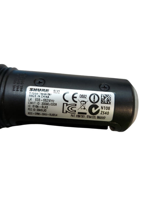 Shure SM58 SLX2 Handheld Wireless Transmitter Digital Microphone