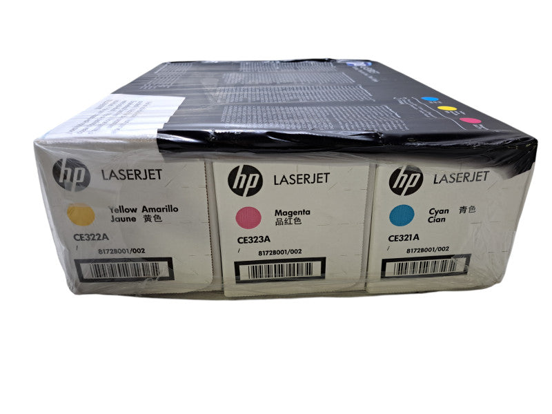 TRI-PACK New Sealed HP 128A Toner Set Cyan Magenta Yellow CM1415 CP1525