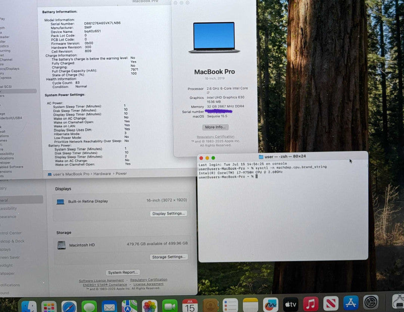 Apple MacBook Pro 16" 2019 i7-9750H Radeon Pro5300M 32GB RAM 512SSD READ!