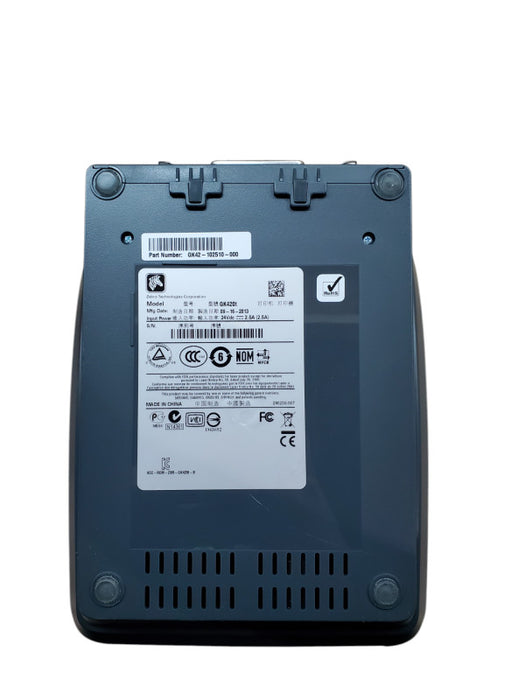 Zebra GK420t GK42-102510-000 Thermal Label Printer - Low Usage