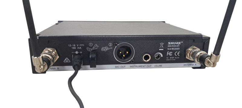 Shure SLX4 H5 518-542MHz Wireless Receiver W/ Power Adapter