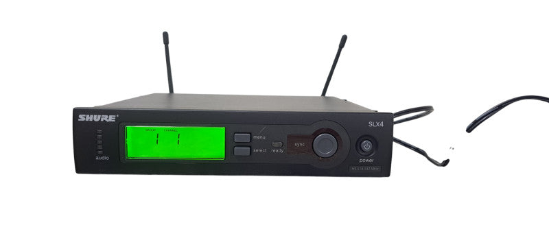 Shure SLX4 H5 518-542MHz Wireless Receiver W/ Power Adapter