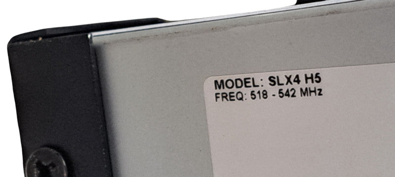 Shure SLX4 H5 518-542MHz Wireless Receiver W/ Power Adapter