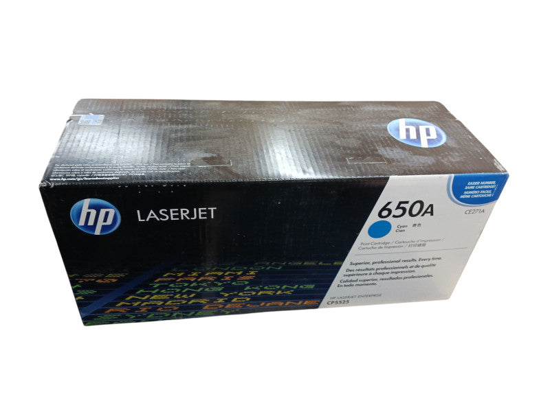 Genuine HP 650A CE271A Cyan Print Cartridge Sealed