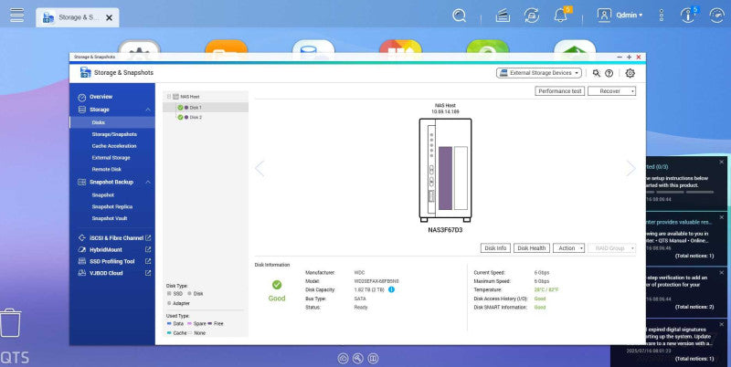 QNAP ‎TS-230 2 Bay NAS Storage Array with 2x 2TB HDDs  _