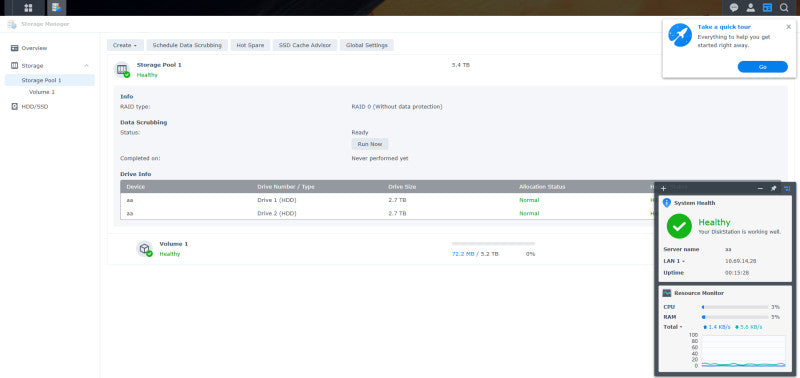 Synology 8 bay NAS DiskStation DS1817+ (8GB) (Diskless) w/ 2x 3TB HDD $