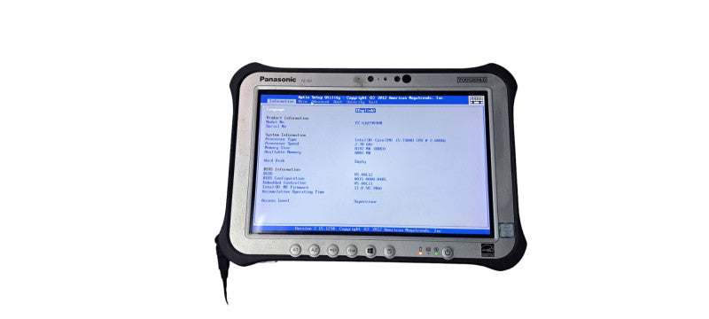 Panasonic Toughpad FZ-G1| i5-7300U|8GB RAM|250GB SSD W/ Adapter