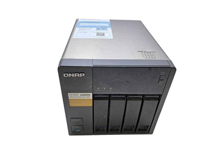 QNAP TS-453A 4-Bay NAS – Intel Quad-Core, 4GB RAM, 4x 2TB HDD's
