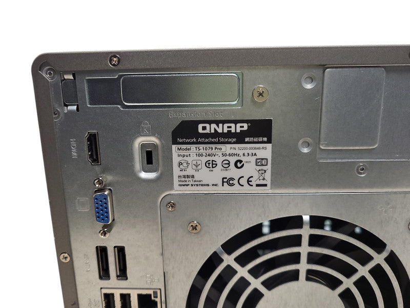 QNAP TS-1079 Pro 10-Bay Enterprise-Grade Storage NAS No HDD/Caddies, READ $