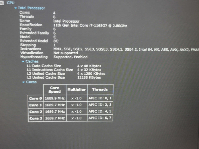 Dell Vostro 5502 i7-1165G7 16GB DDR4 MX330 512GB NVMe READ β Lap200
